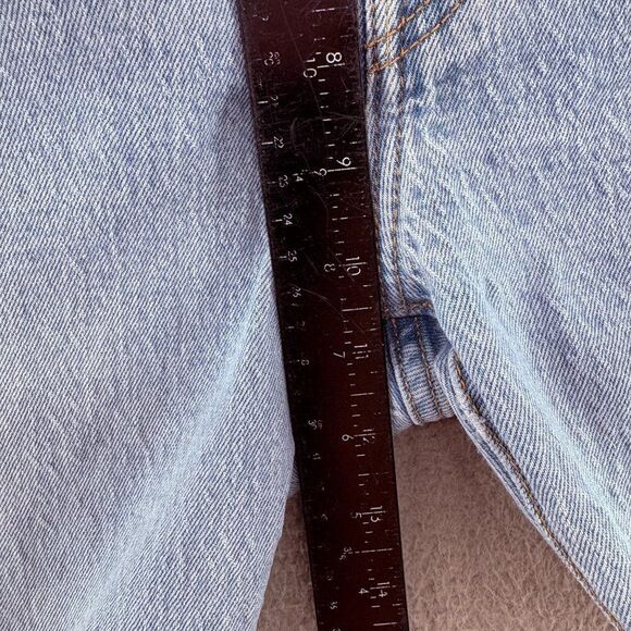 Levi’s 501 High Rise Cutoff Jean Shorts | W27 | Light Wash | Raw Hem Vintage Rew - Picture 8 of 15